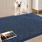 JSEI Dirt Trapper Door Mat 36" x 60", Non-Slip Washable Doormats by JSEI