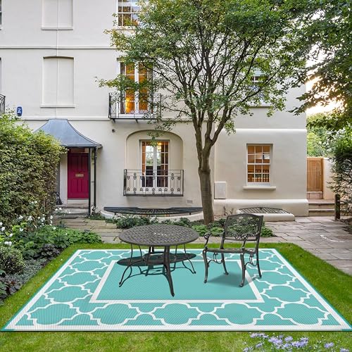 GENIMO Outdoor Rug, Waterproof Plastic Rugs - Image 3