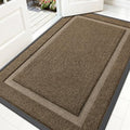 OLANLY Front Door Mat Outside 59x34, All-Season Heavy-Duty Rubber Doormat by OLANLY