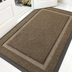 OLANLY Front Door Mat Outside 59x34, All-Season Heavy-Duty Rubber Doormat by OLANLY