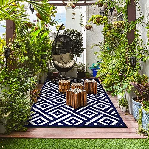 GENIMO Outdoor Rug, Waterproof Plastic Rugs - Image 3