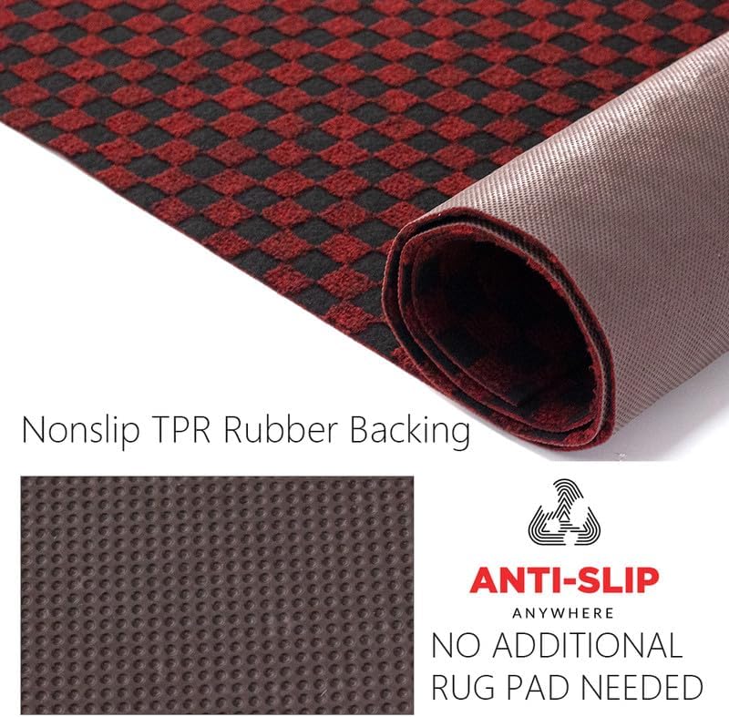 Petgrow Hallway Runner Rug 5FTX33FT, Super Skid Resistant TPR Backing Area Rug - Image 3