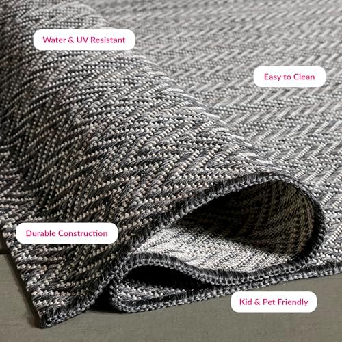 SAFAVIEH Courtyard Outdoor Square Rug 7'10" - Image 3