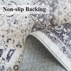 Hallway 2x5 Washable Runner Rug: Oriental Stain Resistant Kitchen Entryway Rugs - Image 4