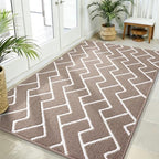 OLANLY Front Door Mat 59x35, Low-Profile Easy Clean Doormat by OLANLY