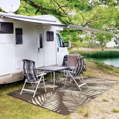 GENIMO Outdoor Rug, Waterproof Plastic Rugs - Image 5