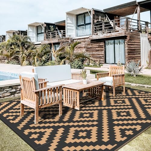 GENIMO Outdoor Rug, Waterproof Plastic Rugs - Image 4
