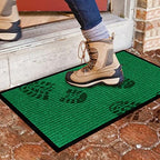 LuxUrux Striped Green Door Mat - Image 2
