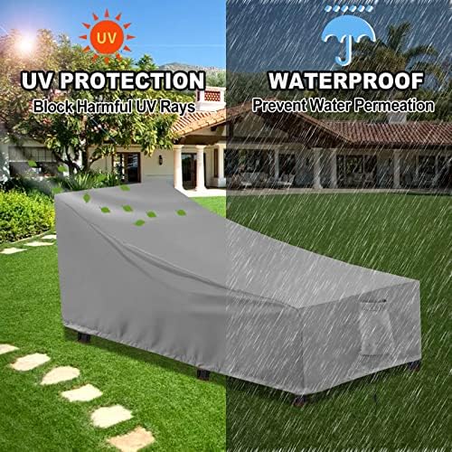 OutdoorLines Waterproof Patio Chaise Lounge Chair Cover - Image 6