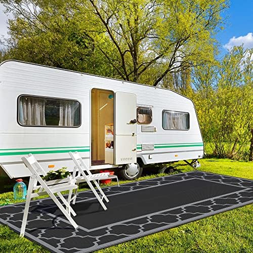 GENIMO Outdoor Rug, Waterproof Plastic Rugs 9'x18' - Image 2