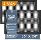 Barnyard Designs Heavy Duty Rubber Drainage Door Mat by BarnyardDesigns