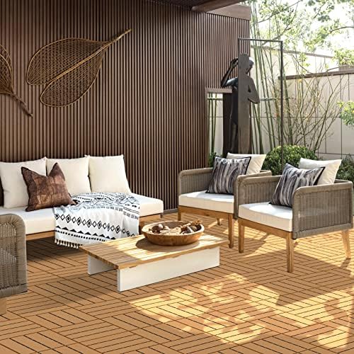 Goovilla Plastic Interlocking Deck Tiles, 36 Pack - Image 5
