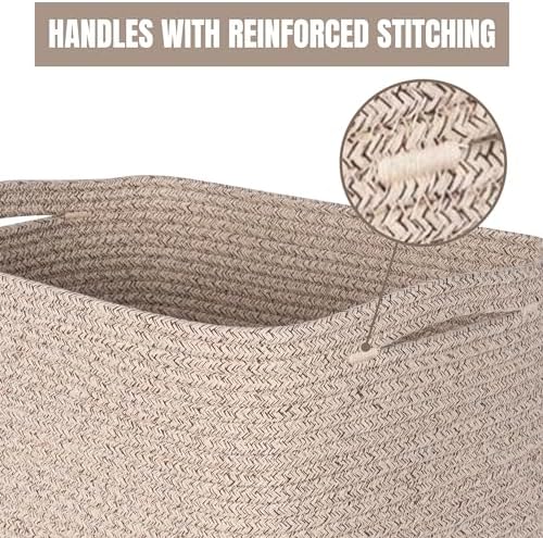 MINTWOOD Design 3-Pack Decorative Woven Storage Baskets - Image 7