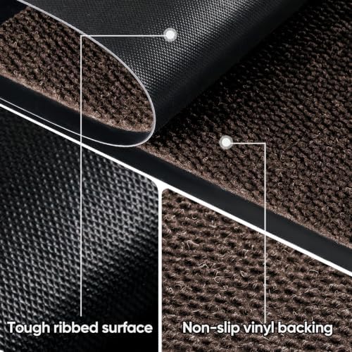 Commercial Door Mat 60"x48", Rubber Waterproof Front Floor Mat - Image 4