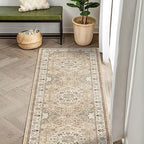 Washable 2x8 Hallway Runner Rug: Vintage Water Resistant Kitchen Entryway Rug - Image 6