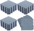 50 Pack Drainage Mats Interlocking Tile 10" x 10" Rubber Floor Tiles by Huwena