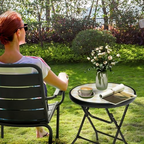 Outdoor Side Table, Small Patio End Table - Image 7