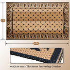 SAND MINE Reversible Mats, Plastic Straw Rug, Modern Area Rug, Large Floor Mat - Image 2