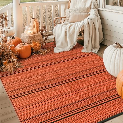 GENIMO Fall Decor Outdoor Rug, Plastic Rugs - Image 2