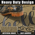 Yimobra Welcome Mats for Front Door 36x24, Heavy Duty Waterproof Outdoor Door - Image 2