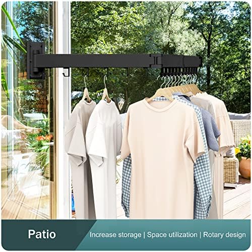 Wall Mounted Drying Rack, Foldable Clothes Drying Rack - Image 6