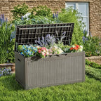 Devoko 97 Gallon Deck Box, Waterproof Resin Outdoor Storage Box - Image 3