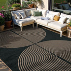 Lahome Rainbow Easy Jute Outdoor Rug 9x12 - Image 2