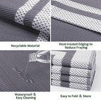 HappyTrends Outdoor Rug Portable Plastic Straw Camping Rugs - Image 4
