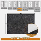 Mibao Super Absorbent Front Door Mat, Non-Slip Washable Indoor Doormats - Image 2