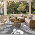 GENIMO Outdoor Rug, Waterproof Plastic Rugs - Image 5