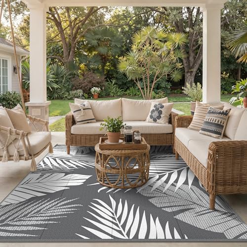 GENIMO Outdoor Rug, Waterproof Plastic Rugs - Image 5