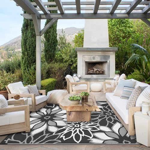GENIMO Outdoor Rug, Waterproof Plastic Rugs - Image 4