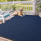 OLANLY Front Door Mat Outside Entrance 71x47, Heavy-Duty Rubber Doormat by OLANLY