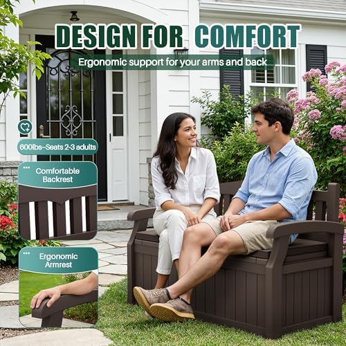 Devoko 80 Gallon Storage Bench - Image 3