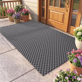 Front Door Mat Outside Entrance, Non Slip Doormat by QiCaiJia