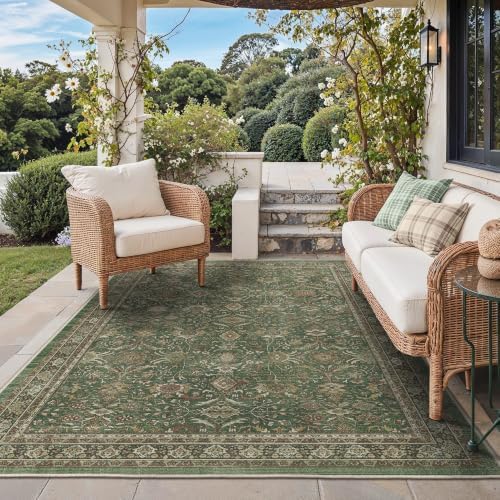 GENIMO Indoor Outdoor Rug, Washable by GENIMO