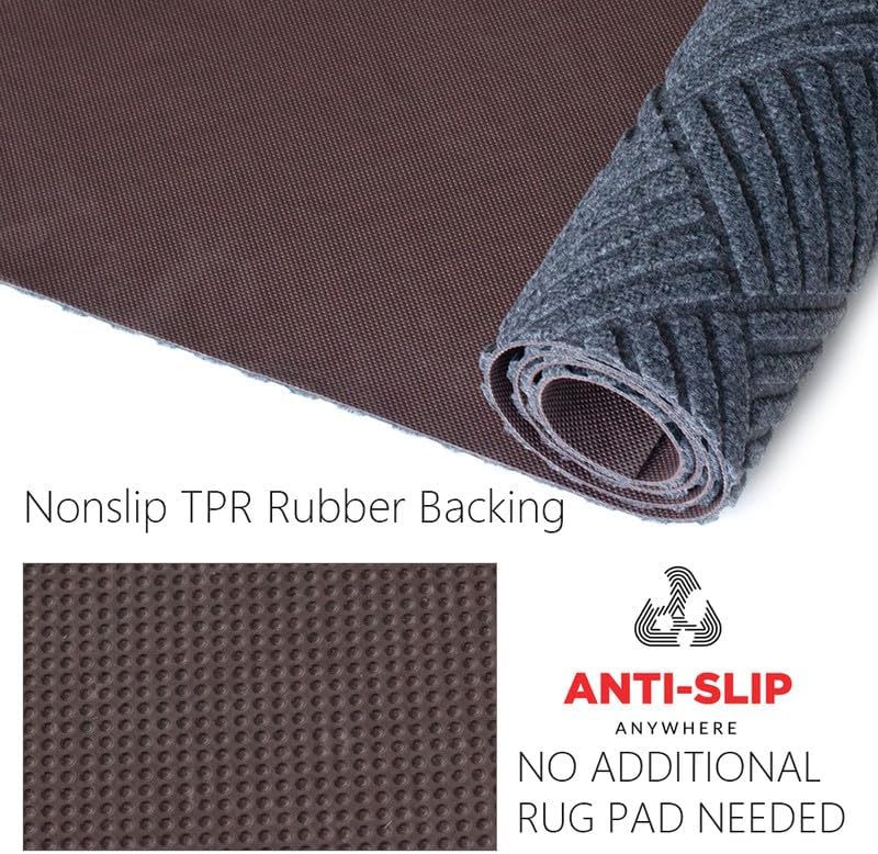 Petgrow Hallway Runner Rug 5FTX7FT, Super Skid Resistant TPR Backing Area Rug - Image 2