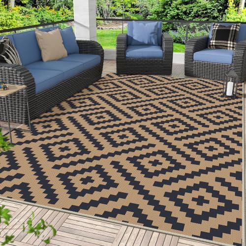 GENIMO Outdoor Rug, Waterproof Plastic Rugs by GENIMO