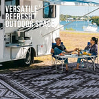 OLANLY Outdoor Rug 5x8 ft Waterproof Reversible Boho Mat - Image 7