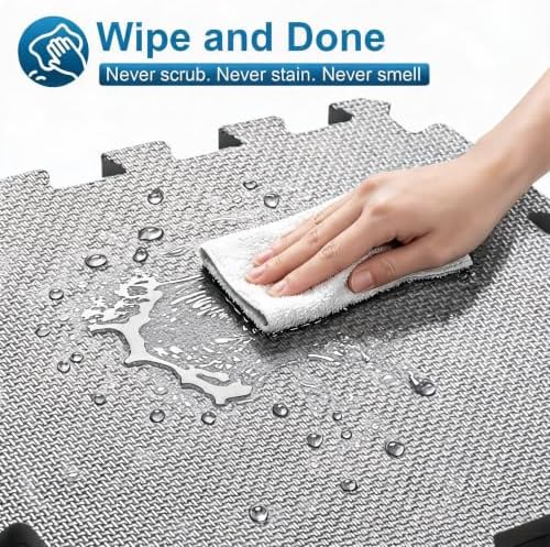 BEAUTYOVO Interlocking Pool Pad 24 Sq Ft, 0.4in Thick EVA Foam - Image 5