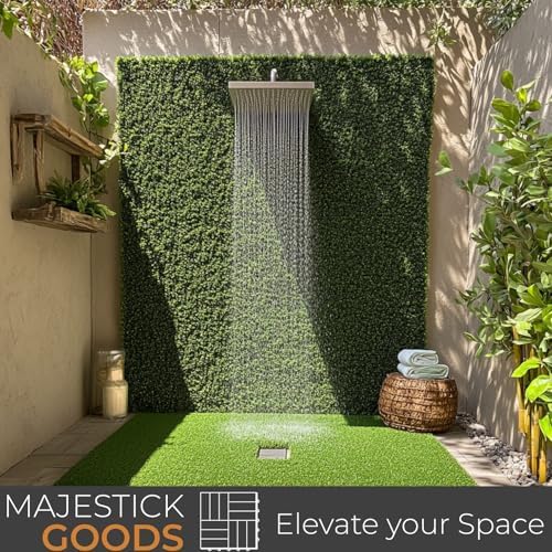 Majestick Goods 8-Count Fake Grass Interlocking Artificial Turf Deck Tiles - Image 6