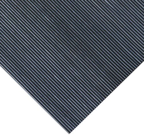 Rubber-Cal Fine Rib Corrugated Rubber Floor Mat - Image 2