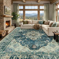 RELEANY Washable Area Rug, Large 10'x14' by RELEANY