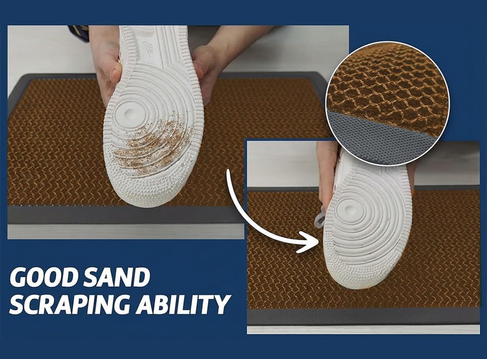 Muddy Mat® Meshy Mat™ Door Mat Heavy-Duty Quick-Dry Floor Mat, Sand & Dirt - Image 4