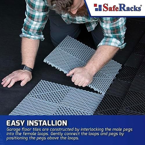 SafeRacks Vented Interlocking Garage Floor Tiles - Image 3
