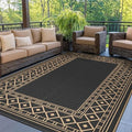 GENIMO Outdoor Rug, Waterproof Plastic Rugs by GENIMO