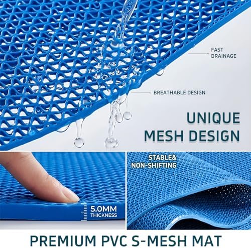 13Ft x 3Ft Ground Pool Drainage Mat 0.2 inch Thick Non Slip Swimming Pool - Image 5