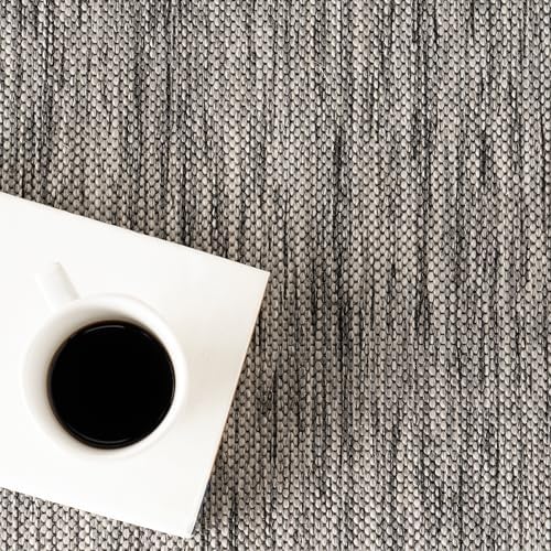 nuLOOM Asha Grey Bordered Power Loomed Indoor/Outdoor Area Rug - Image 6