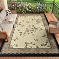 Easy Jute Outdoor Rug, Washable 4x6 Front Door Mat by FALARKLLC