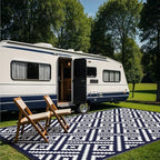 GENIMO Outdoor Rug, Waterproof Plastic Rugs 10'x14' - Image 4